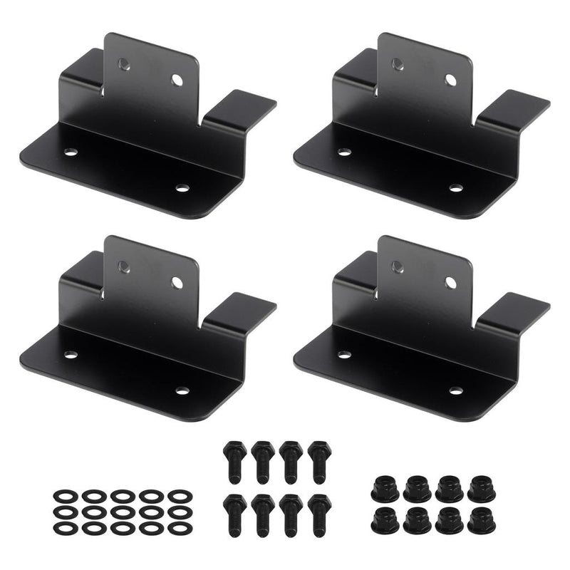 Load image into Gallery viewer, Finch Solar Panel Mounting Z Brackets 100mm Black x 4