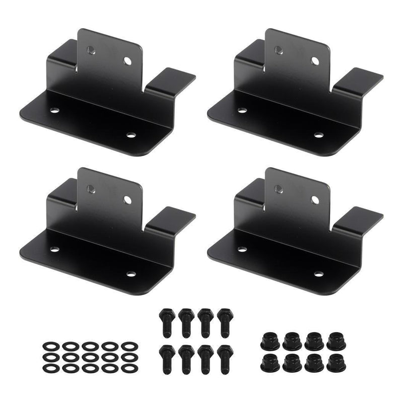 Load image into Gallery viewer, Finch Solar Panel Mounting Z Brackets 100mm Black x 4