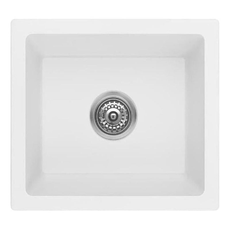 Load image into Gallery viewer, Fomos White Granite Composite Single Bowl Sink 460x410mm