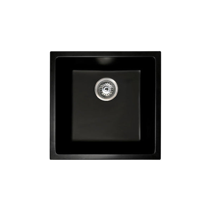 Load image into Gallery viewer, Grange Single Bowl Sink Basin Granite Composite 450 x 450 x 230 - Matte Black