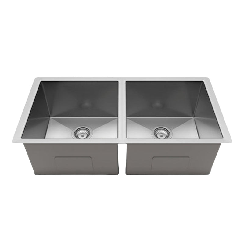 Load image into Gallery viewer, Henley Double Bowl Sink Basin 770 x 440 x 250 - Stainless Steel Brushed Satin