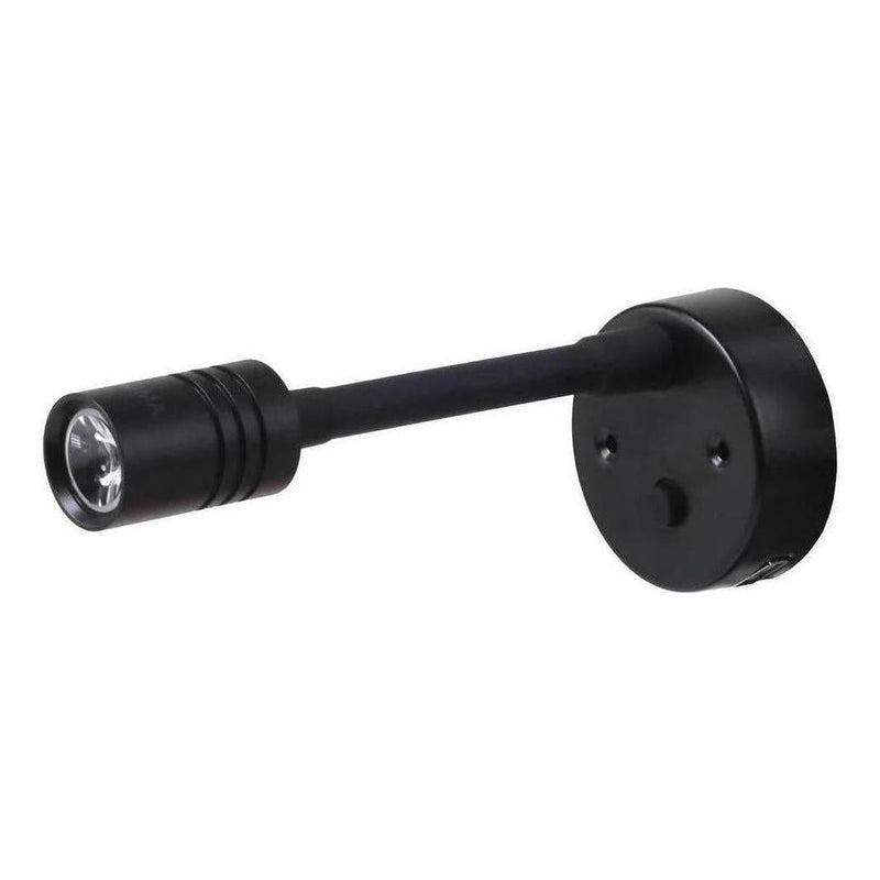 Load image into Gallery viewer, Iluma 10-24V Reading Light Flexible Dimmable Dual Colour Blue/White Light USB/USB-C Port Black