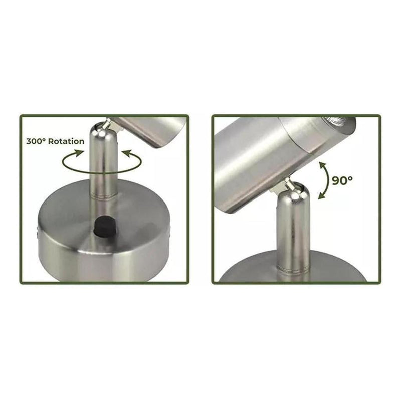 Load image into Gallery viewer, Iluma 10-30V Reading Light Swivel with Push Button Switch Nickel