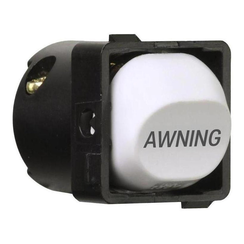 Load image into Gallery viewer, Iluma 10A Single Pole Switch Awning Print Mechanism White