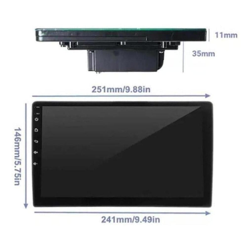 Load image into Gallery viewer, Iluma 10.1 Inch Android Media Player Double Din Radio / Stereo Headunit
