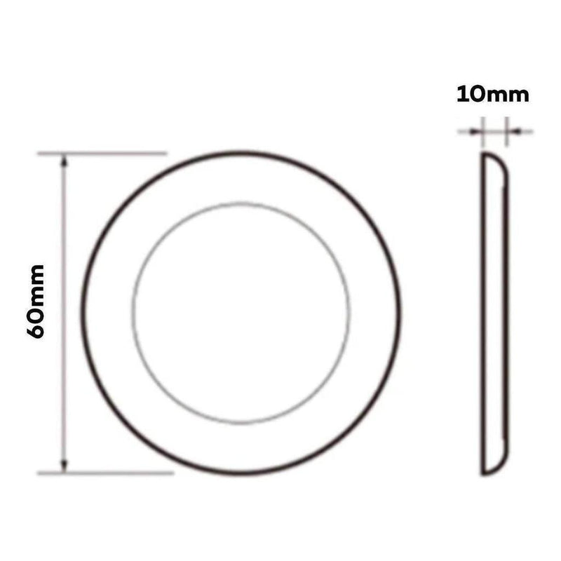 Load image into Gallery viewer, Iluma 12v Slimline LED Downlight 60mm Cool White Light - Chrome
