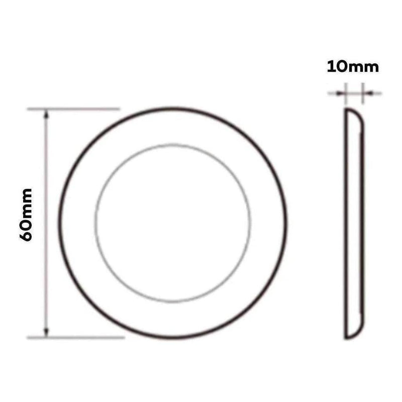 Load image into Gallery viewer, Iluma 12v Slimline LED Downlight 60mm Cool White Light - Chrome