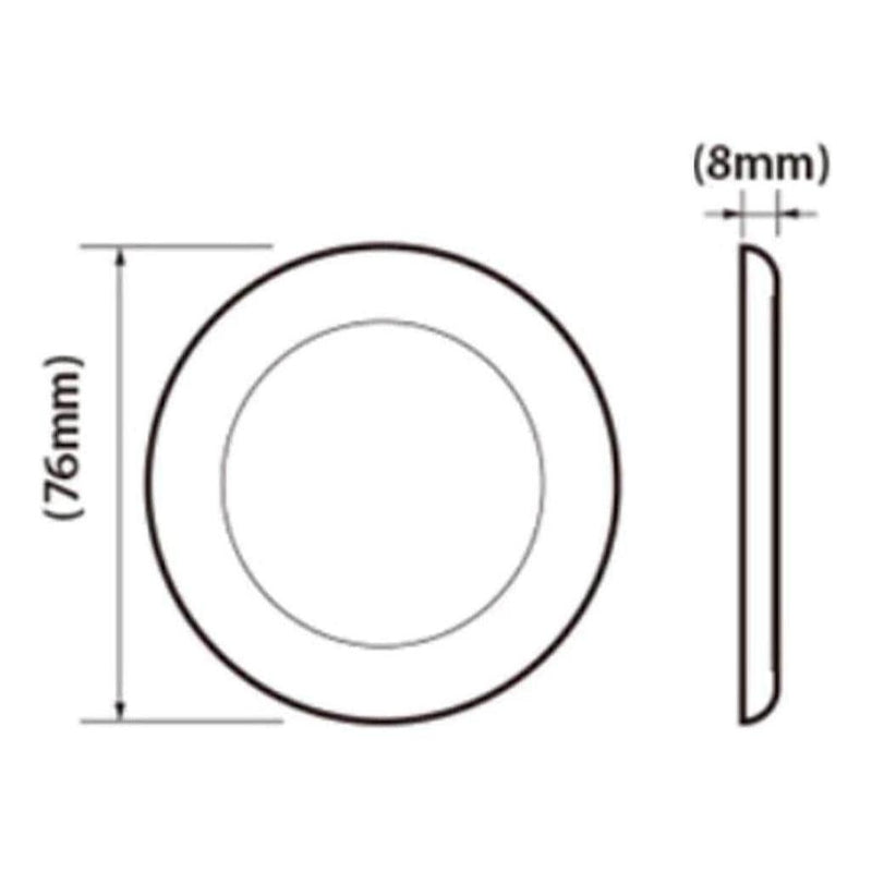 Load image into Gallery viewer, Iluma 12v Slimline LED Downlight 76mm Cool White Light - Chrome