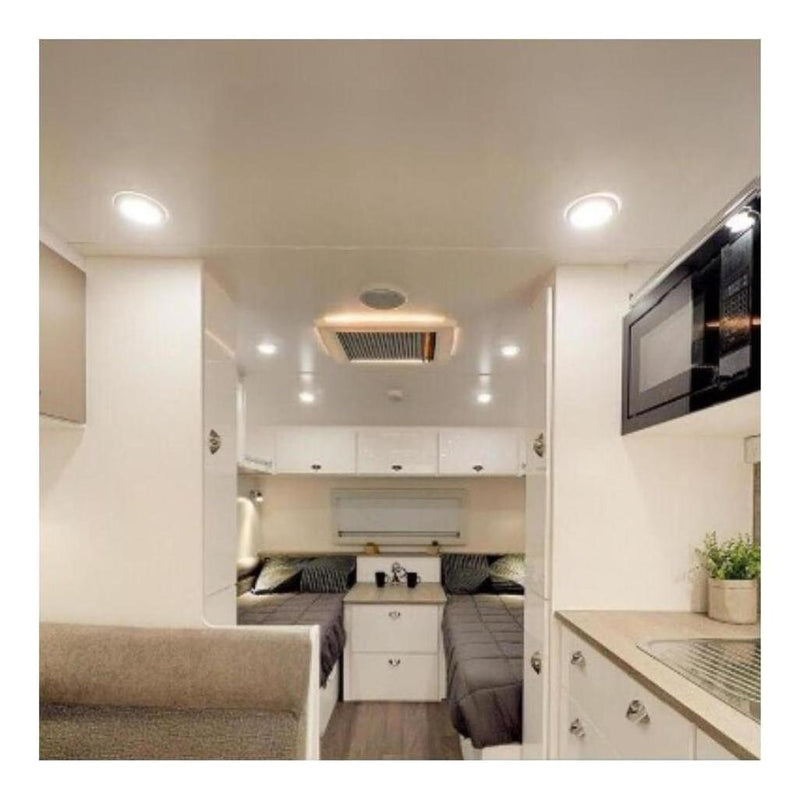 Load image into Gallery viewer, Iluma 12v Slimline Touch Dimmable LED Downlight 6000k 165mm Chrome