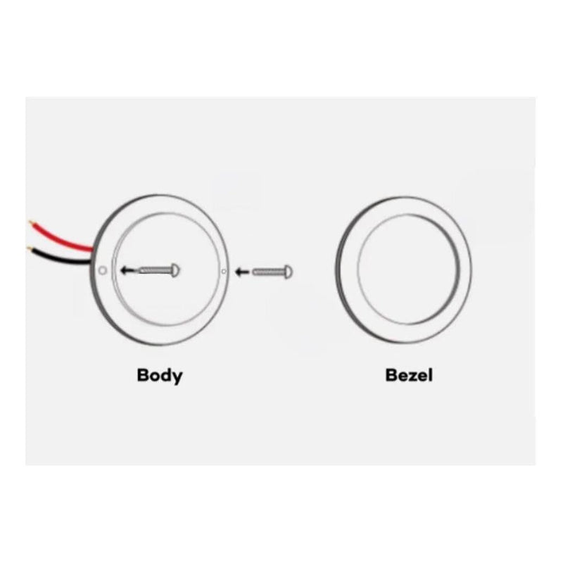 Load image into Gallery viewer, Iluma 12v Slimline Touch On / Off LED Downlight 60mm Cool White Light - Chrome