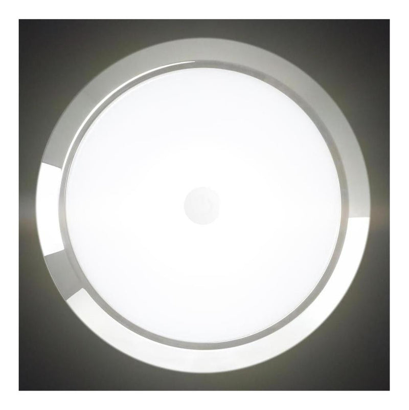 Load image into Gallery viewer, Iluma 12v Slimline Touch On / Off LED Downlight Blue / White Light 140mm Chrome