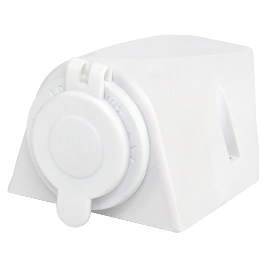 Iluma 12v Surface Mount Accessory Socket Single White