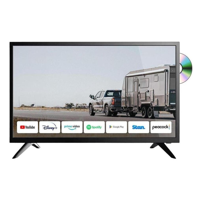 Load image into Gallery viewer, Iluma 24 Inch 60cm LED 12V Smart TV and DVD Combo Full High Definition