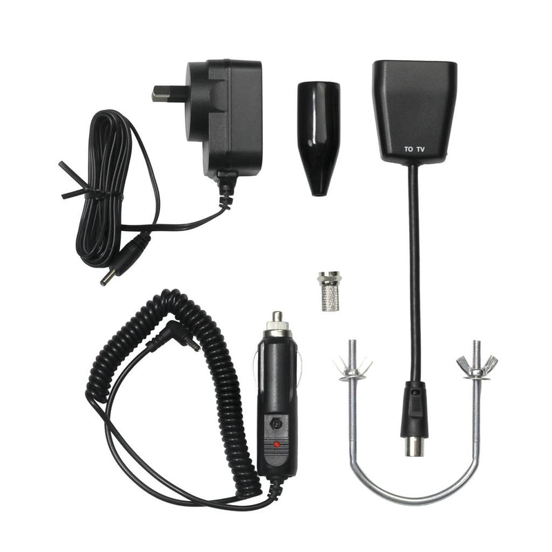 Load image into Gallery viewer, Iluma 360 Degree Omni Directional UFO TV Power Antenna Black