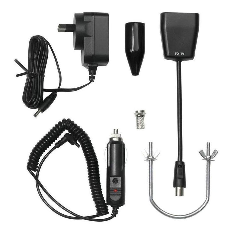 Load image into Gallery viewer, Iluma 360 Degree Omni Directional UFO TV Power Antenna Black