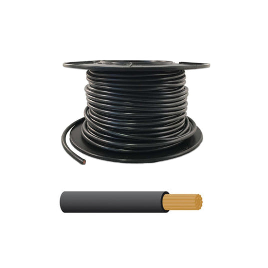 Iluma 6 B&S V90 Insulated Black Cable Black 30m Roll