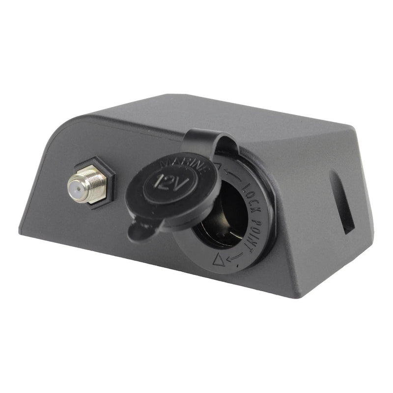 Load image into Gallery viewer, Iluma Accessory Socket & TV Antenna Port F Type Black