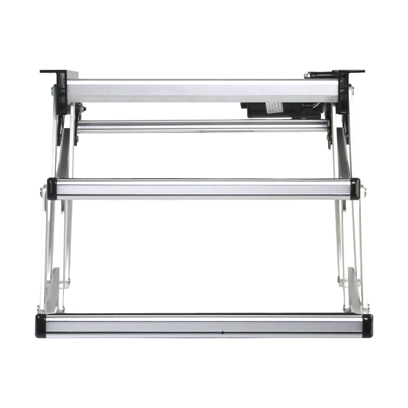 Load image into Gallery viewer, Iluma Double Electric Aluminium Step Inc Amber LED Light Silver