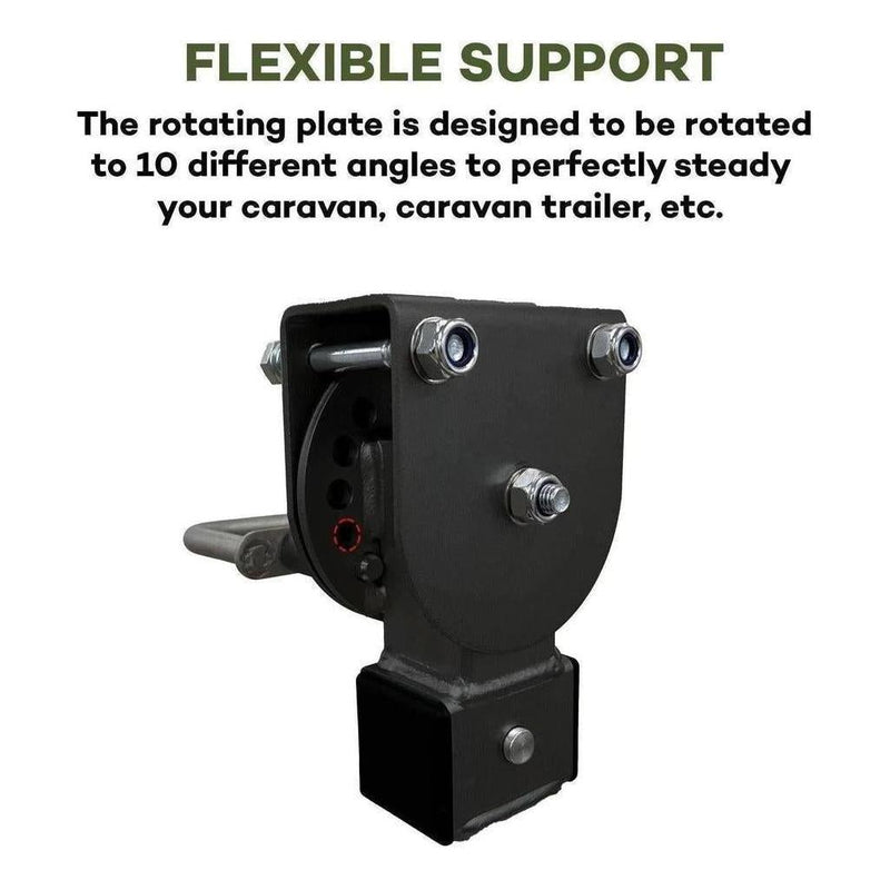 Load image into Gallery viewer, Iluma Drop Down Stabilizer leg Corner Steadies 520mm Black