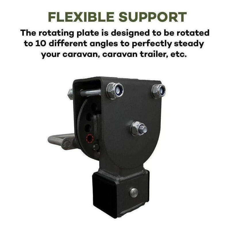 Load image into Gallery viewer, Iluma Drop Down Stabilizer leg Corner Steadies 720mm Black