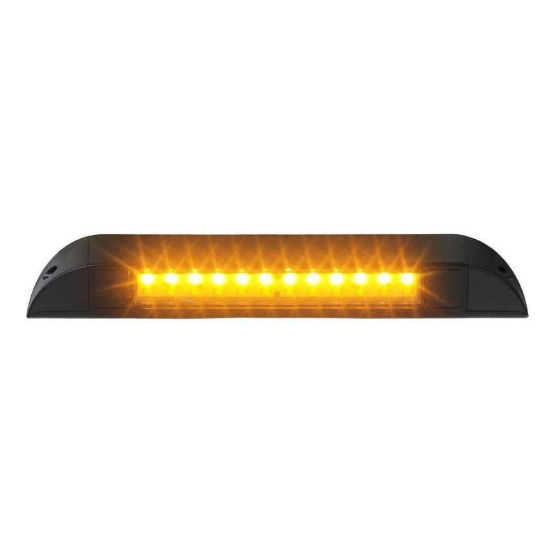 Load image into Gallery viewer, Iluma LED 10" 256mm Slim Awning Amber/White Bug Light IP67 Black