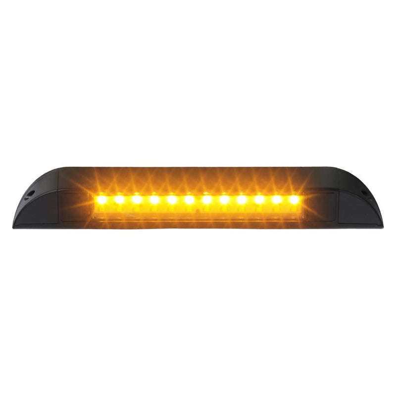 Load image into Gallery viewer, Iluma LED 10" 256mm Slim Awning Amber/White Bug Light IP67 Black