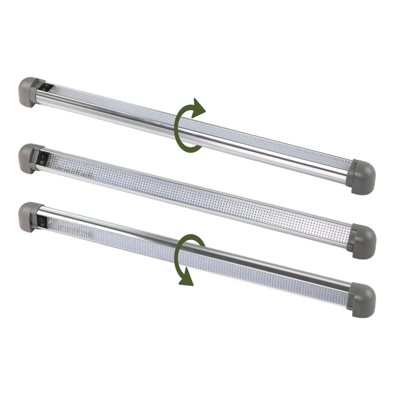 Load image into Gallery viewer, Iluma LED 18.50" 470mm 12 - 28v Interior Swivel Light With On/Off Switch Silver
