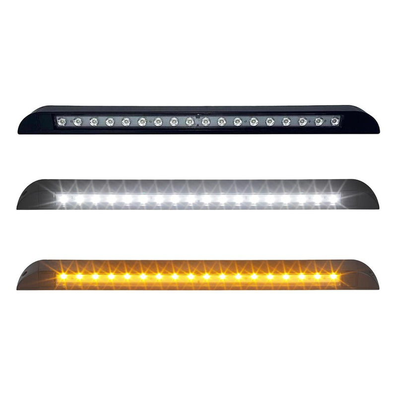 Load image into Gallery viewer, Iluma LED 20" 506mm Slim Awning Amber/White Bug Light IP67 Black