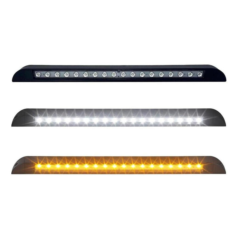 Load image into Gallery viewer, Iluma LED 20" 506mm Slim Awning Amber/White Bug Light IP67 Black