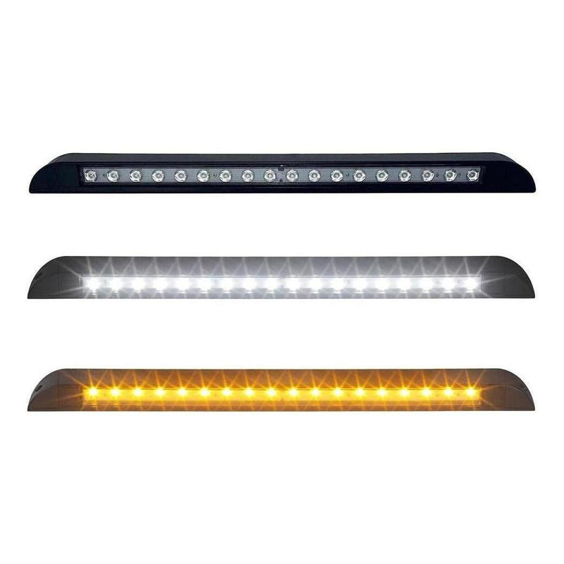 Load image into Gallery viewer, Iluma LED 20" 506mm Slim Awning Amber/White Bug Light IP67 Black