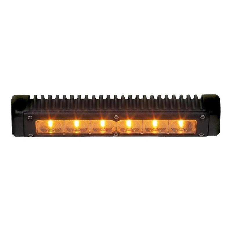 Load image into Gallery viewer, Iluma LED 8" 200mm Awning Amber/White Bug Light IP67 Black