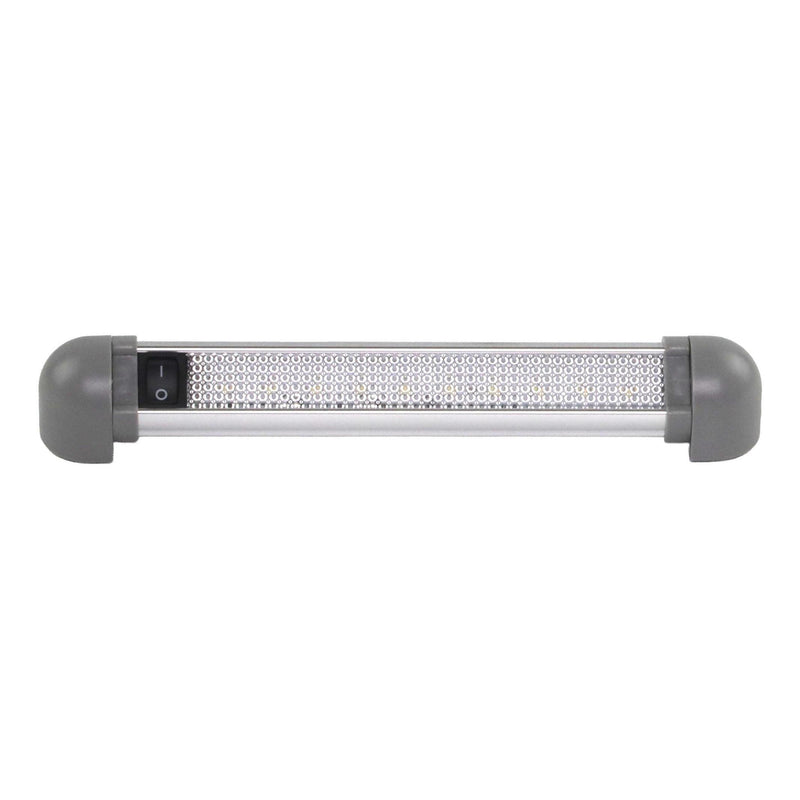 Load image into Gallery viewer, Iluma LED 9" 225mm 12 - 28V Interior 90° Swivel Light With On/Off Switch Grey
