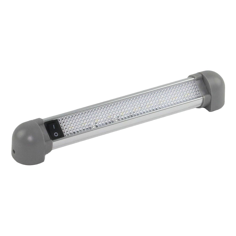 Load image into Gallery viewer, Iluma LED 9" 225mm 12 - 28V Interior 90° Swivel Light With On/Off Switch Grey