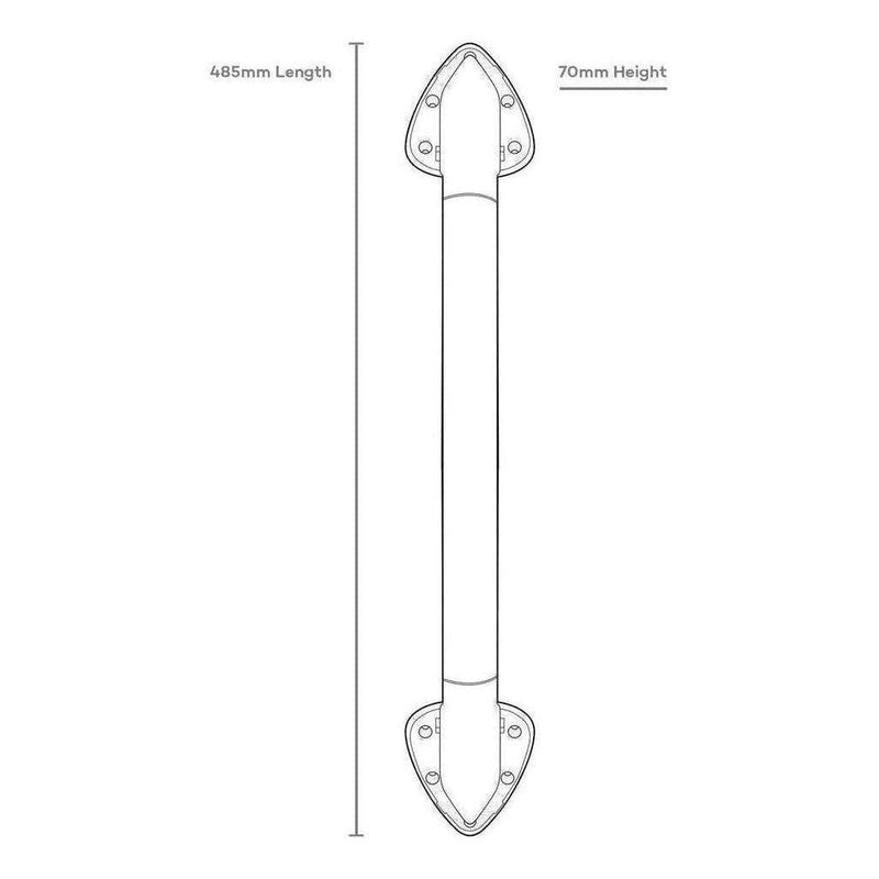 Load image into Gallery viewer, Iluma LED Bubble Grab Handle Blue Light 485mm