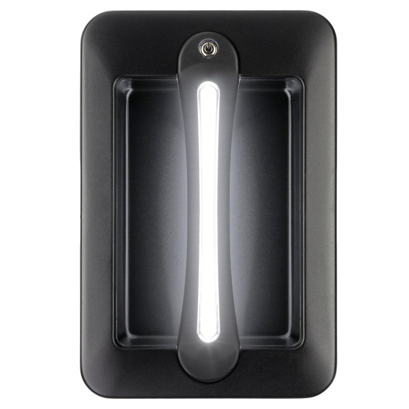 Load image into Gallery viewer, Iluma Led Dimmable Grab Handle White Light with Amber Night Light Black Bargman Style