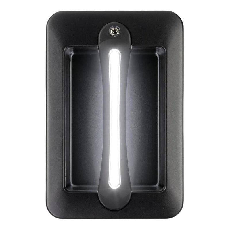 Load image into Gallery viewer, Iluma Led Dimmable Grab Handle White Light with Amber Night Light Black Bargman Style