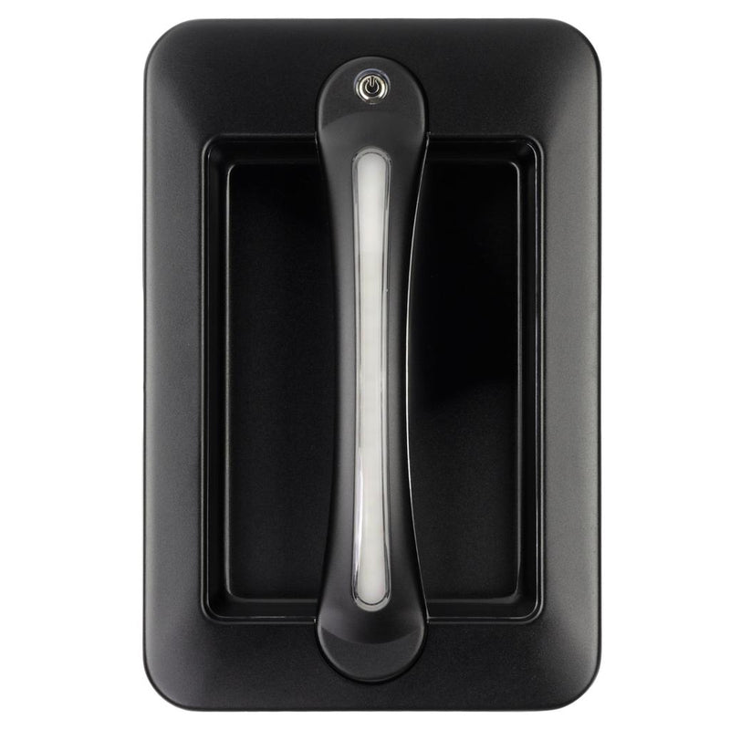 Load image into Gallery viewer, Iluma Led Dimmable Grab Handle White Light with Amber Night Light Black Bargman Style