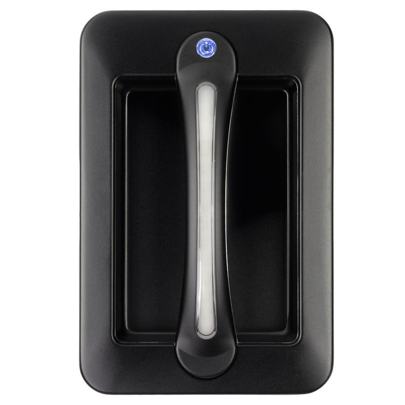 Load image into Gallery viewer, Iluma Led Dimmable Grab Handle White Light with Blue Night Light Black Bargman Style