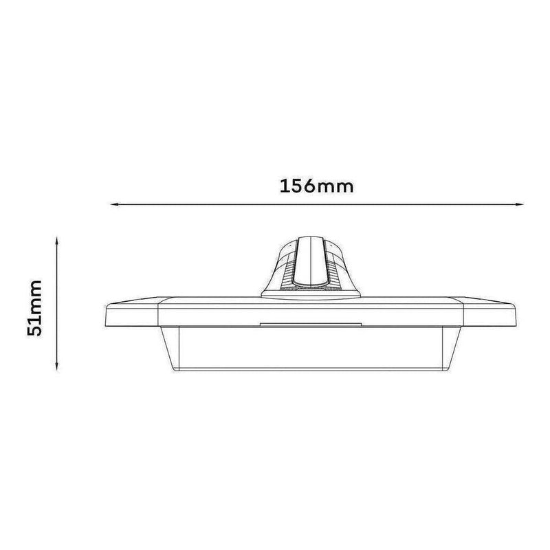 Load image into Gallery viewer, Iluma Led Dimmable Grab Handle White Light with Blue Night Light White Bargman Style