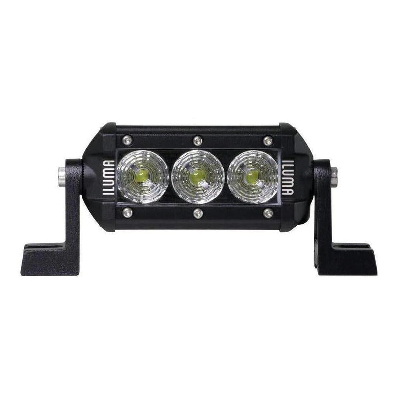 Load image into Gallery viewer, Iluma Light Bar 3W Cree 3 LED 4.5" 111mm Length Flood Beam Black
