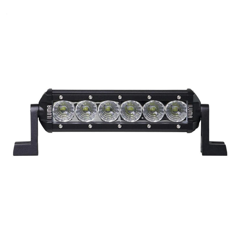 Load image into Gallery viewer, Iluma Light Bar 3W Cree 6 LED 7.5" 192mm Length Flood Beam Black