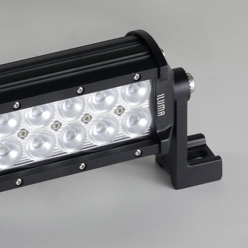 Load image into Gallery viewer, Iluma Light Bar Double Row 3W Cree 24 LED 11.8" 300mm Length Flood Beam Black