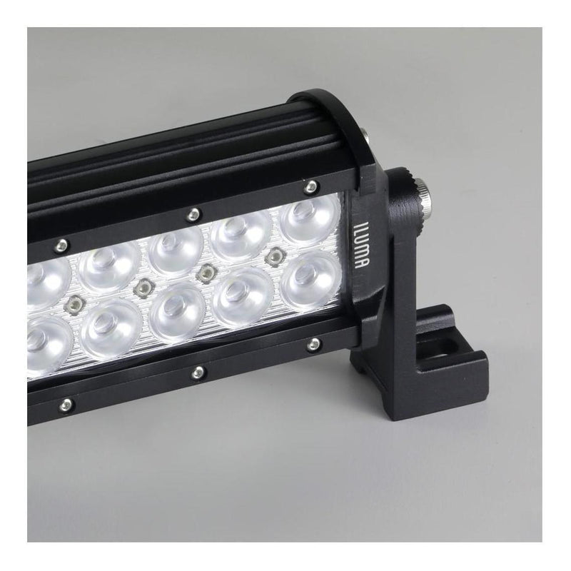 Load image into Gallery viewer, Iluma Light Bar Double Row 3W Cree 24 LED 11.8" 300mm Length Flood Beam Black
