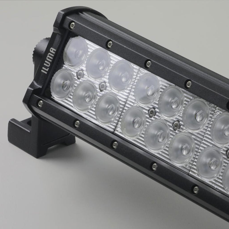 Load image into Gallery viewer, Iluma Light Bar Double Row 3W Cree 24 LED 11.8" 300mm Length Flood Beam Black