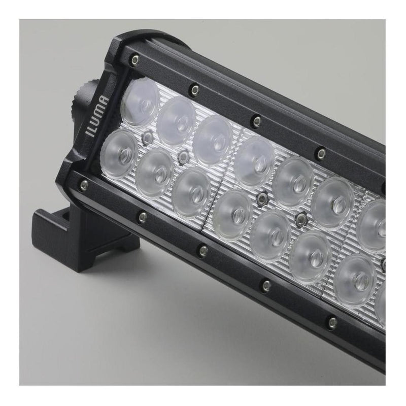 Load image into Gallery viewer, Iluma Light Bar Double Row 3W Cree 24 LED 11.8" 300mm Length Flood Beam Black