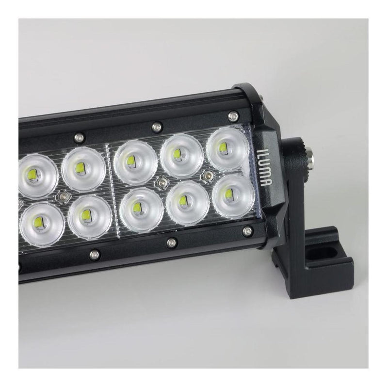 Load image into Gallery viewer, Iluma Light Bar Double Row 3W Cree 24 LED 11.8" 300mm Length Flood Beam Black