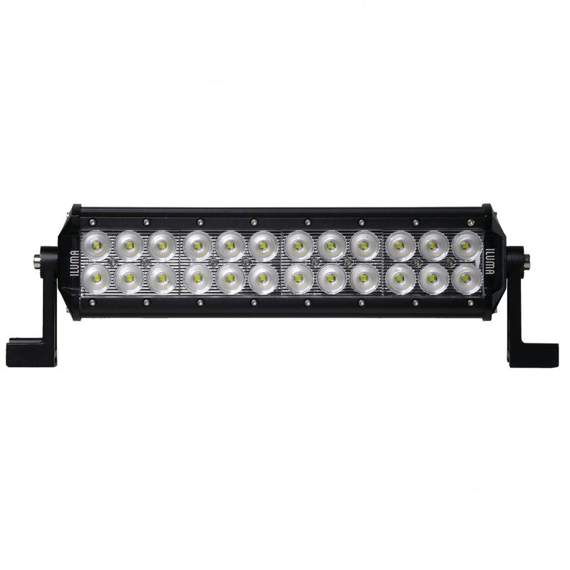 Load image into Gallery viewer, Iluma Light Bar Double Row 3W Cree 24 LED 11.8" 300mm Length Flood Beam Black