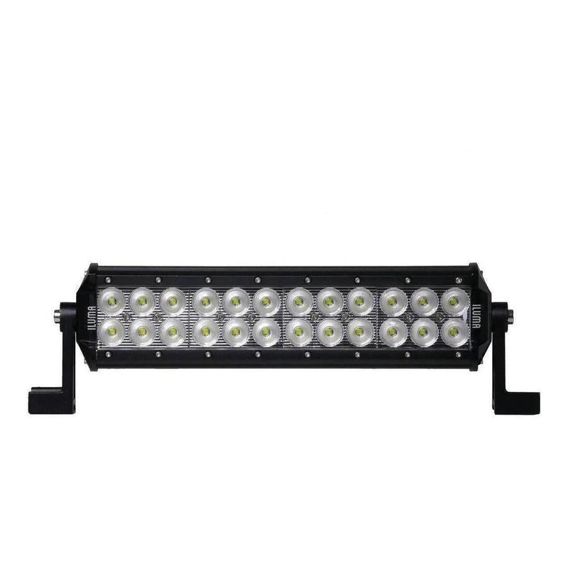 Load image into Gallery viewer, Iluma Light Bar Double Row 3W Cree 24 LED 11.8" 300mm Length Flood Beam Black