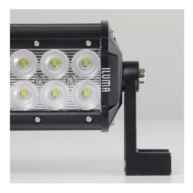 Load image into Gallery viewer, Iluma Light Bar Double Row 3W Cree 6 LED 3.8" 96mm Length Flood Beam Black