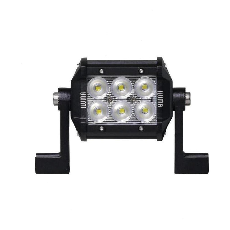 Load image into Gallery viewer, Iluma Light Bar Double Row 3W Cree 6 LED 3.8" 96mm Length Flood Beam Black